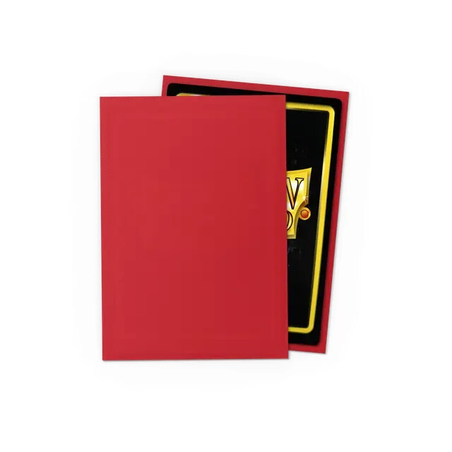 Dragon Shield 60CT Japanese Matte Sleeves - Ruby - YuGiOh TCG
