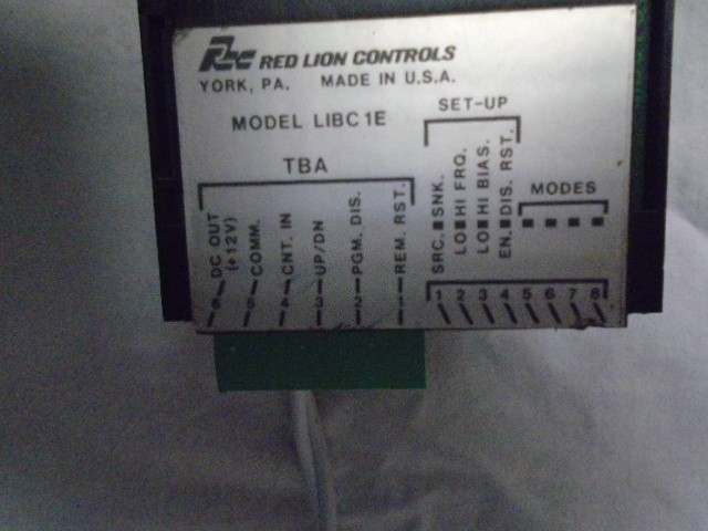 Red Lion Controls LIBC1E00 Single Preset Counter Module - TESTED