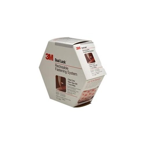 3M MP3560 Dual Lock Fastener 1" x 5yd Clear Polypropylene