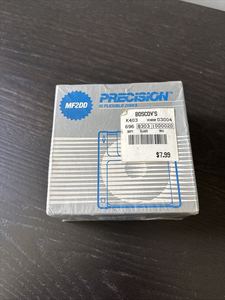 NEW 10 Pack Precision Flexible Disks MF2HD Double Side High Density