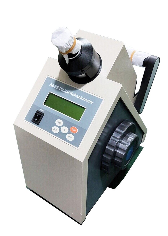 Digital ABBE Refractometer with Accuracy Refractive Index ±0.0002nD Brix ±0.1%