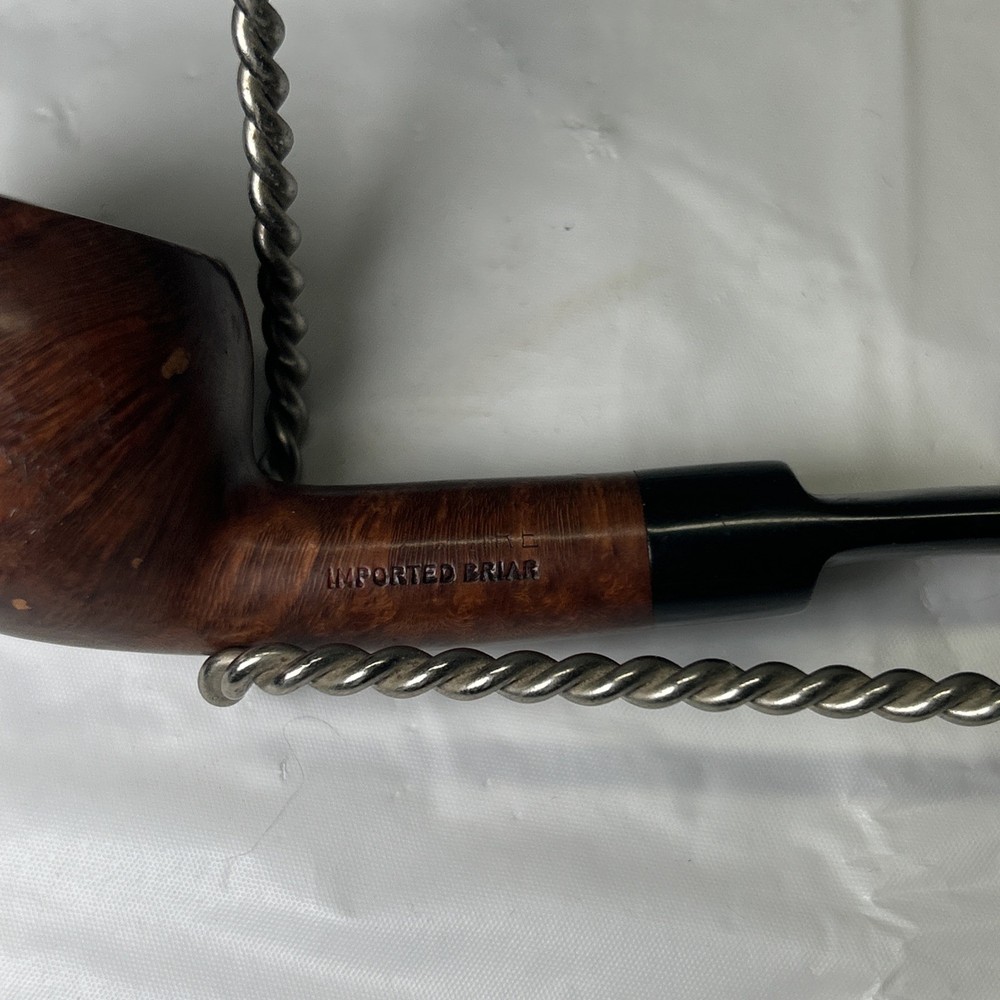 Vintage Italy Imported Briar Stem Smoking Pipe