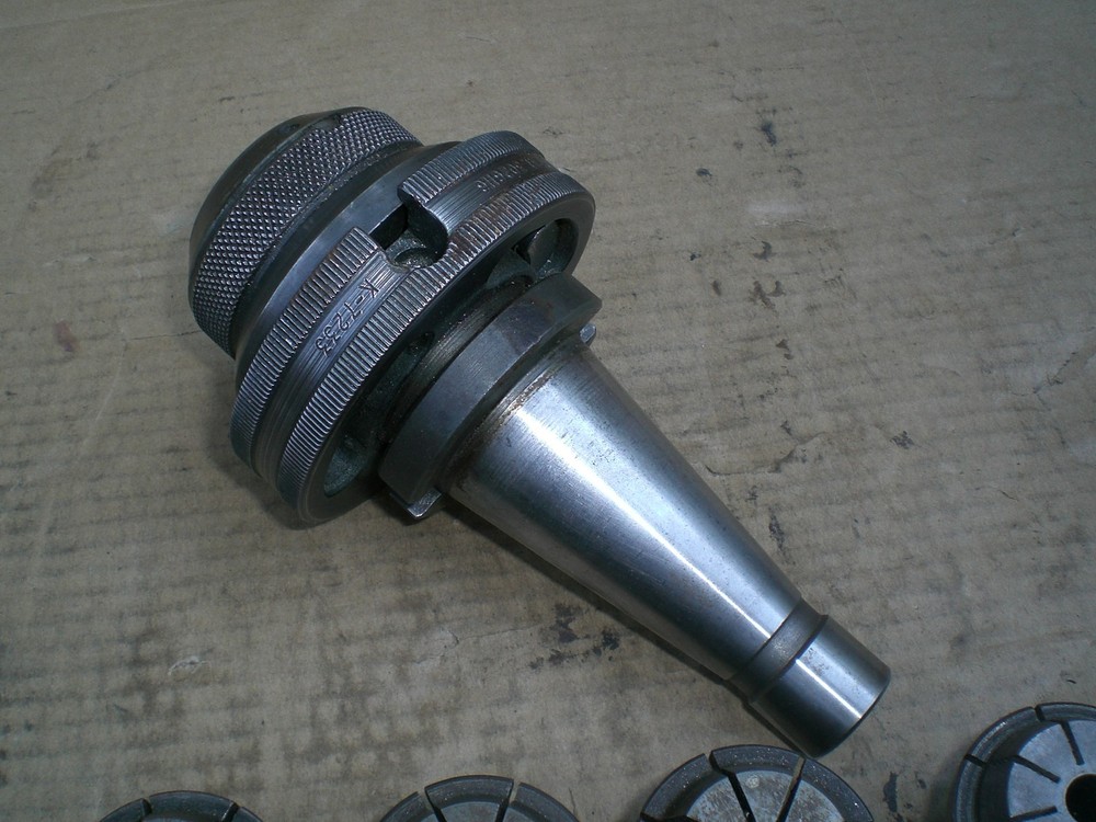 Gorton Quick Change Chuck NMTB40 with 11 Collets