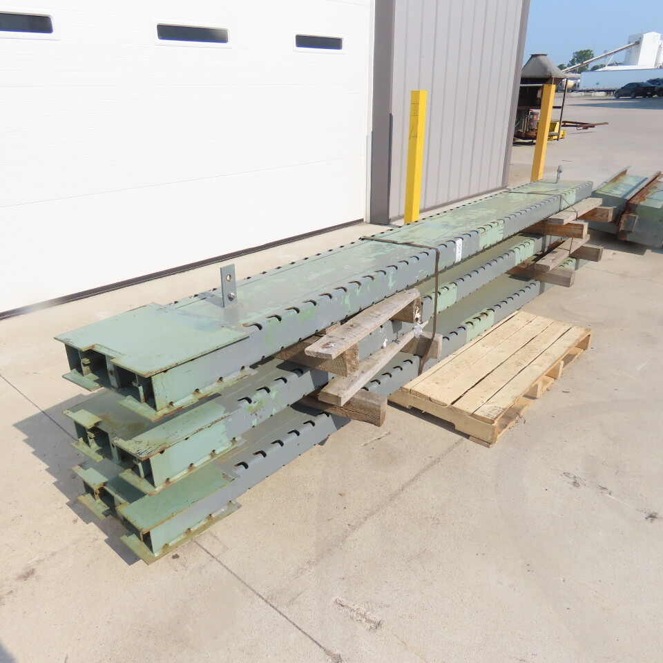 12' Tall Single Sided Cantilever Storage Rack 48" Deep 6' W In-between Arms