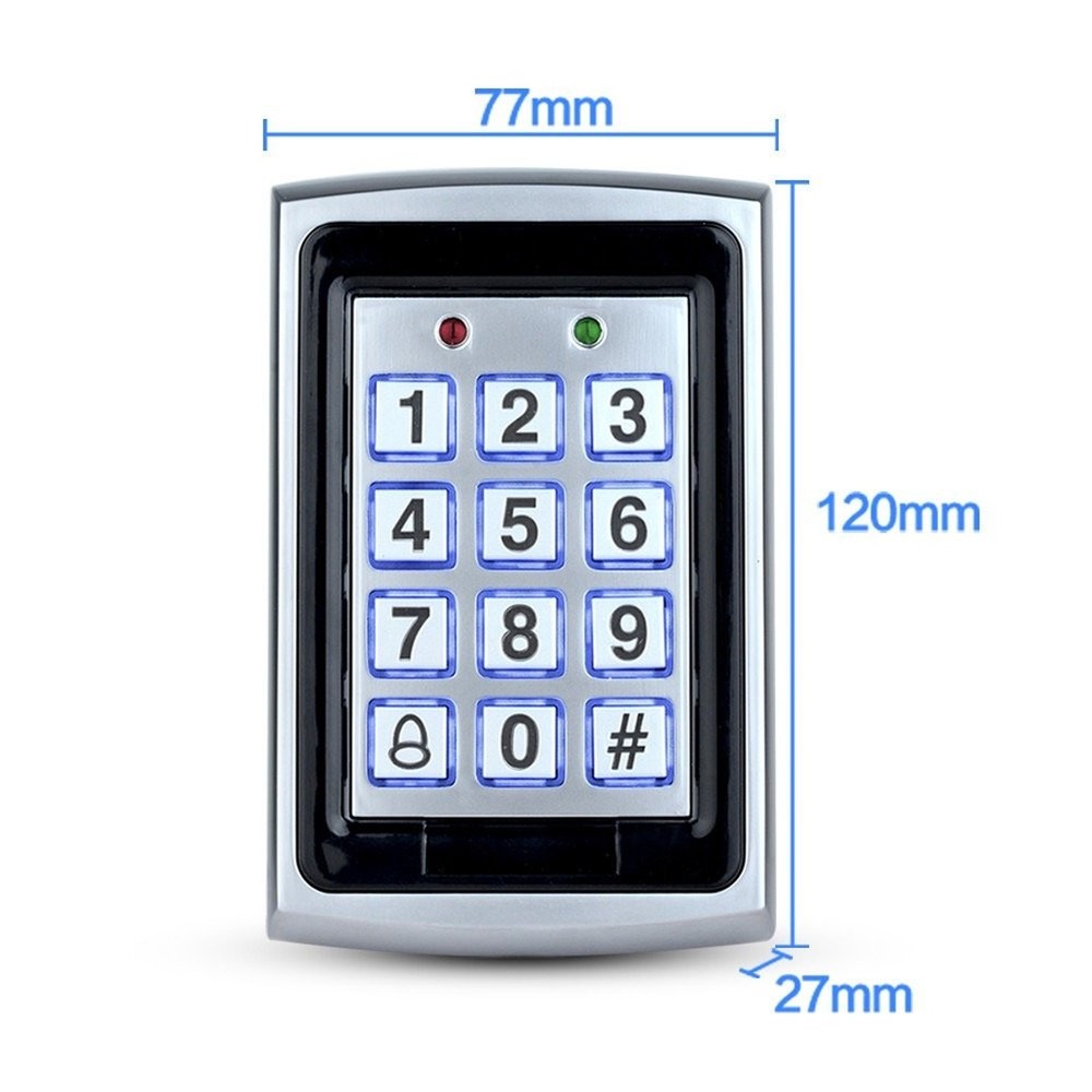 LIBO Waterproof Access Control Keypad Proximity RFID Controller, Suitable for...