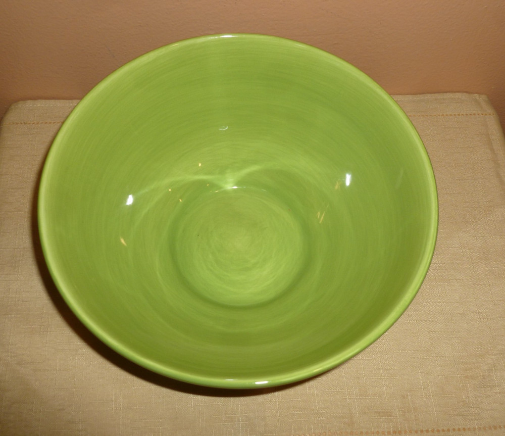 Pottery Barn Mixing Bowls Colorful Serve 4 Pc Nesting - EUC