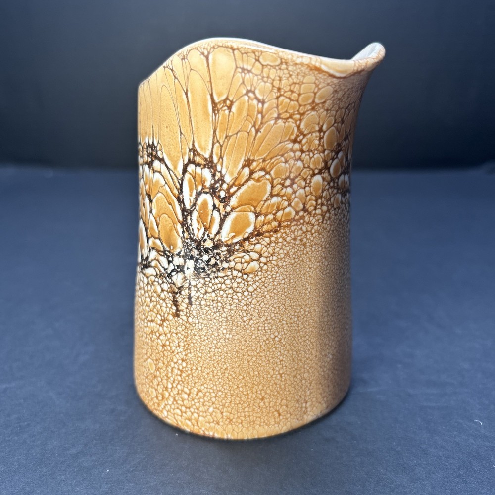 Czechoslovakia Pottery Mini Pitcher Creamer 4 1/2”