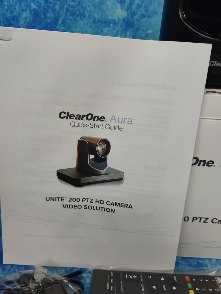 ClearOne 910-2100-003 Unite 200 Video Conferencing Camera