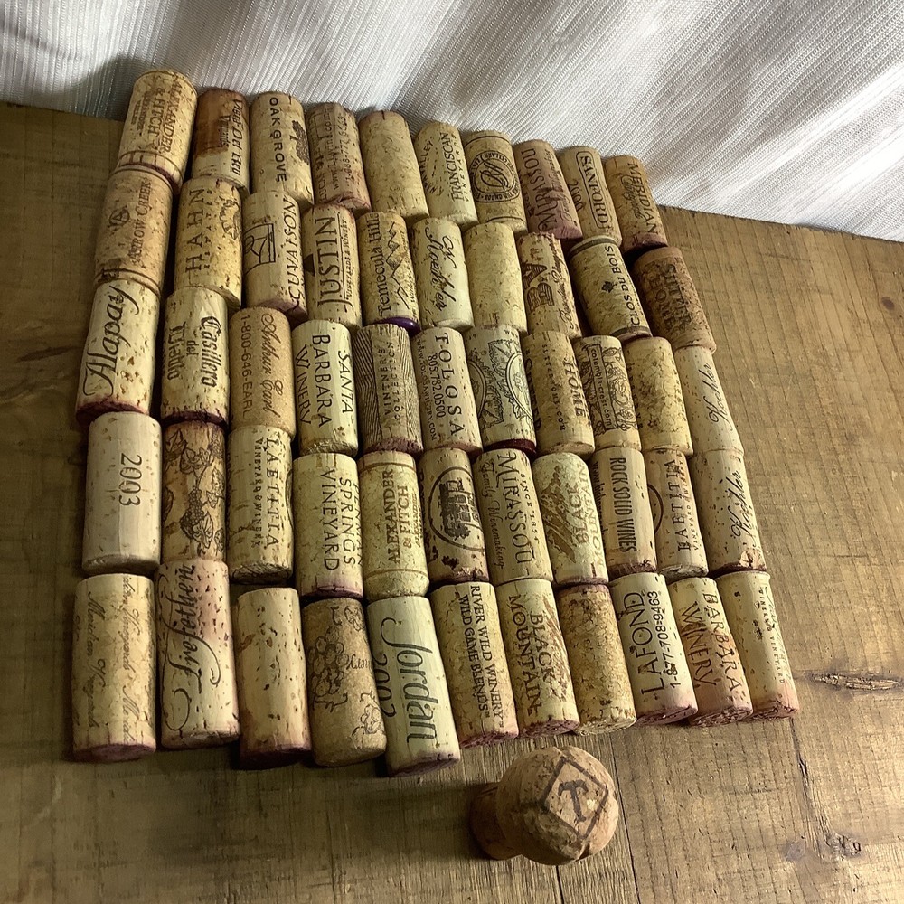 PREMIUM Natural Used Wine Corks Lots 50 Craft Wedding Solid Cork Crafts
