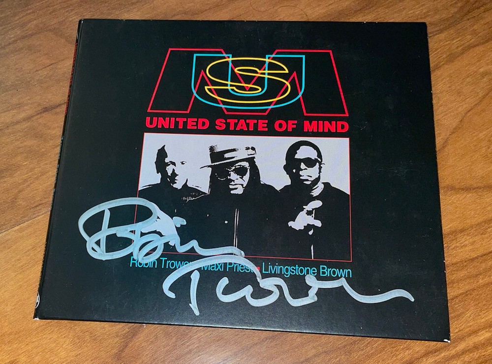Robin Trower Signed CD United State of Mind