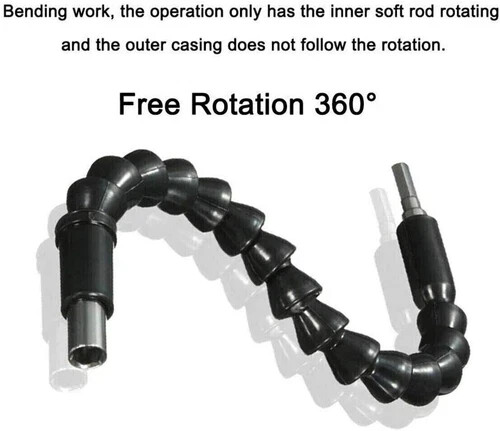 Detachable 90 Degree Screwdriver Right Angle Drill Attachment DIY Socket Adapter