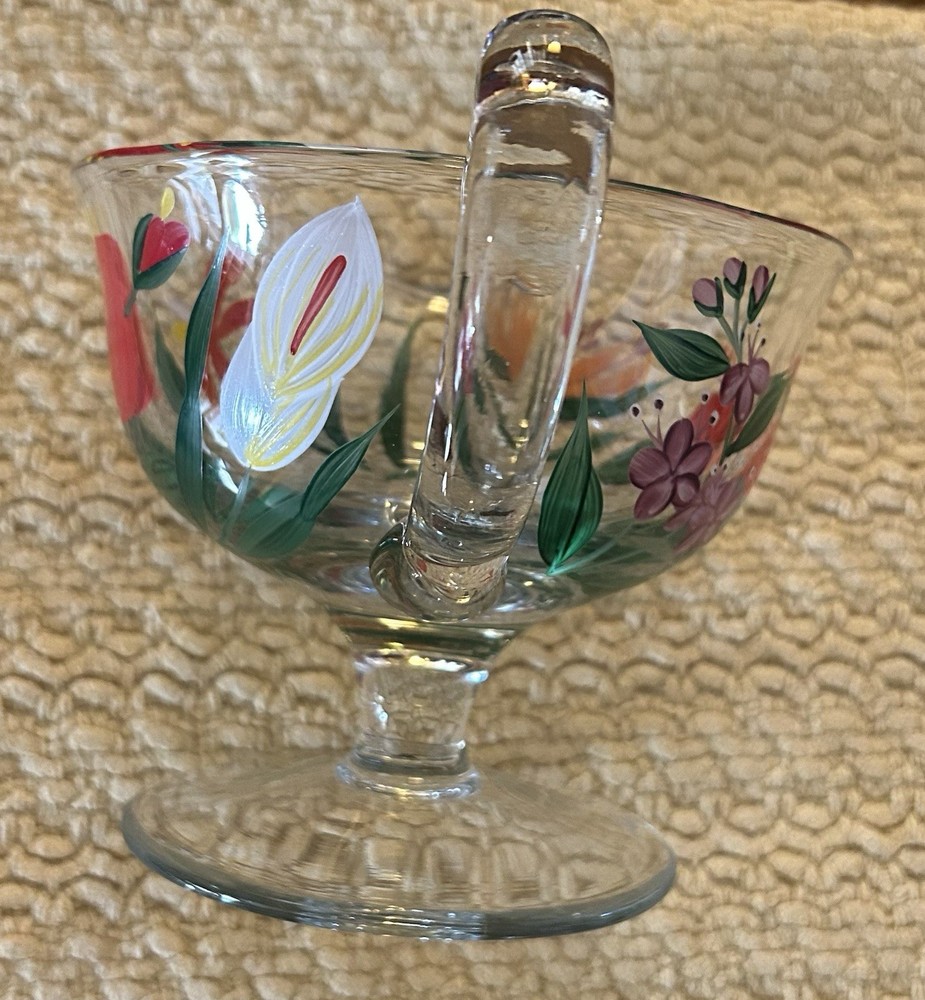 Hand Painted Pitcher/Gravy Boat