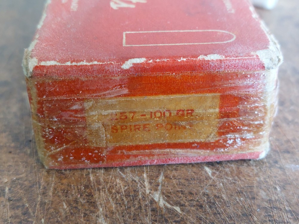 EMPTY Vintage Hornady Bullets AMMO BOX 257 SpirePoint