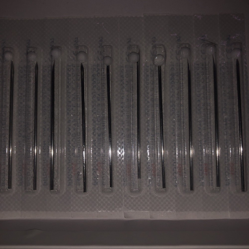 16G body piercing needles.