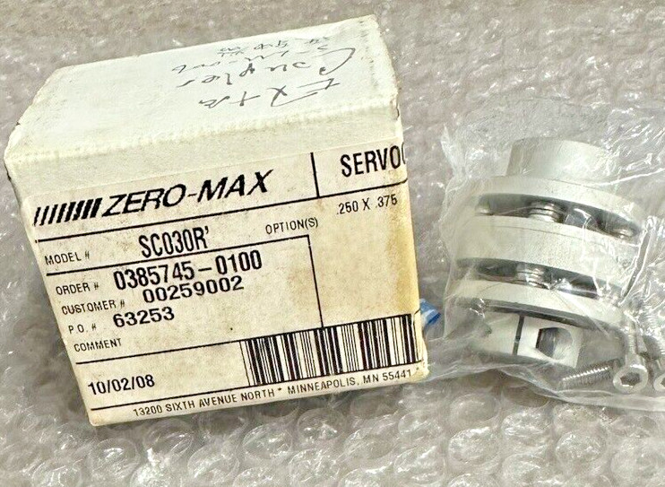 ZERO-MAX SC030R Servoclass Kupplung Brand New
