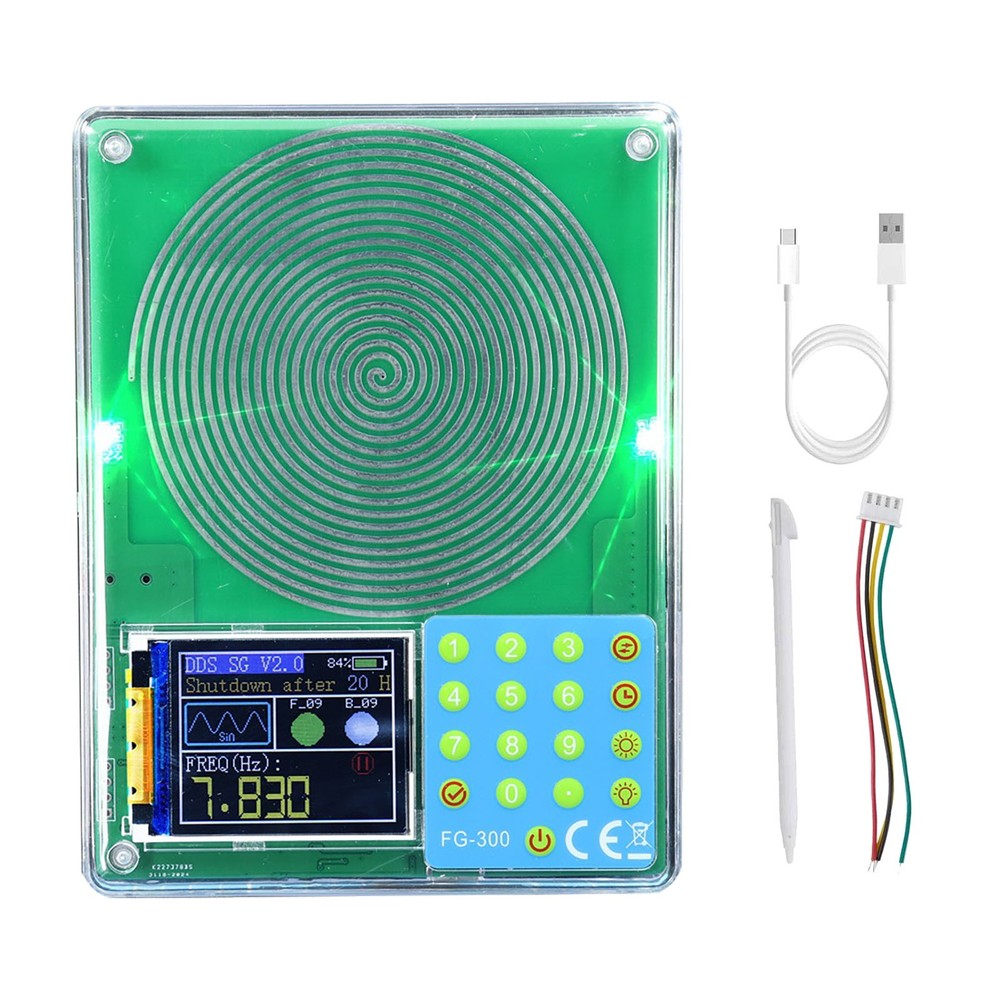 Frequency Generator Device 0.001Hz-200kHz Range with 13 Waveforms and Keypad
