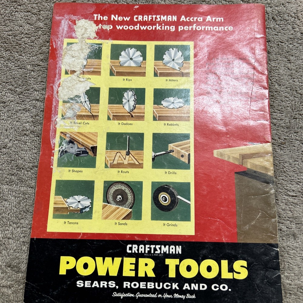 1959 Craftsman Power Tools Catalog Sears Roebuck & Co.