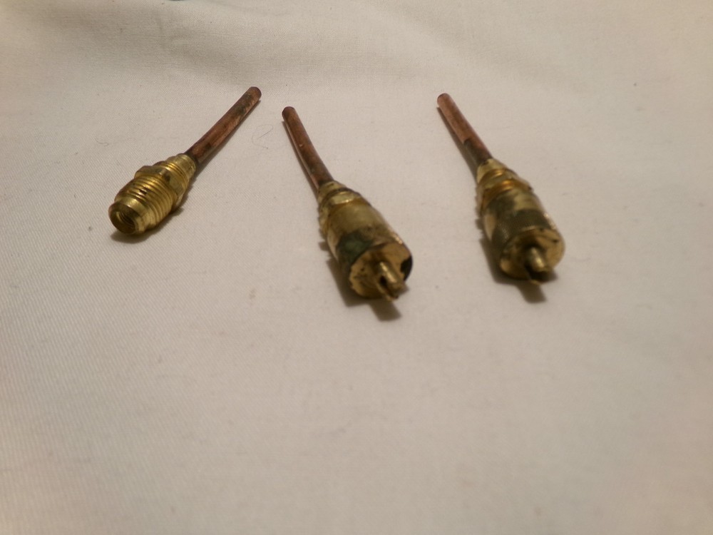 3 HVAC Line Service Valves 1/4" x 2"