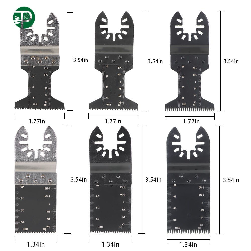 48 Pack Oscillating Multitool Universal Quick Release Saw Blades Kit