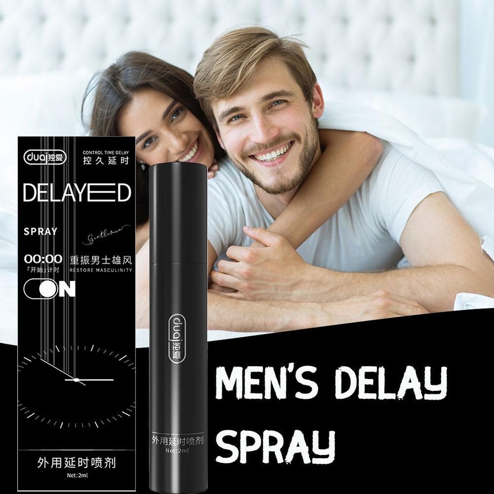 Men's Powerful Long Lasting Time Control Ejaculation Spray for Adults 2ml N M4D2