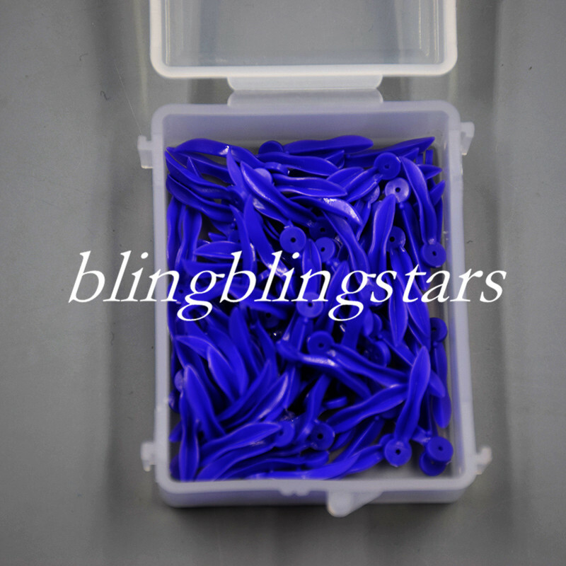100 Pcs Denture Wedges Material Supply Dental Disposable Teeth Plastic Large