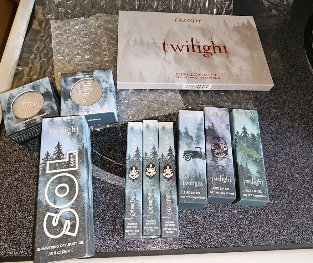 Colourpop x Twilight Full Makeup Collection 10 item Set NEW