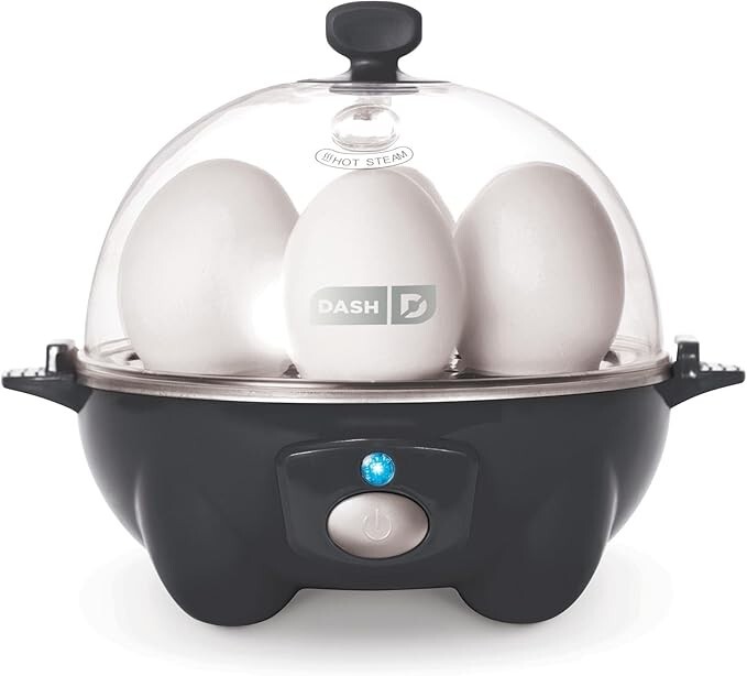 Rapid Egg Cooker -Hard Boiled, Poached and Scrambled Eggs, Omelets Auto Shutoff