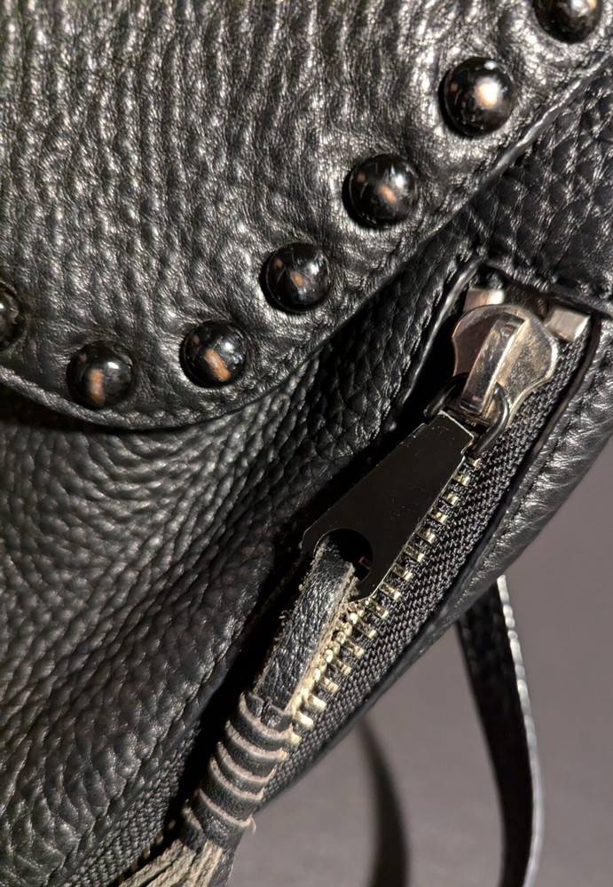 Rebecca Minkoff Mini Black Studded Leather Backpack