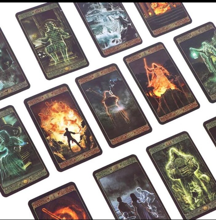 Ghost Tarot: 78 Card Tarot Deck Oracle English Version New