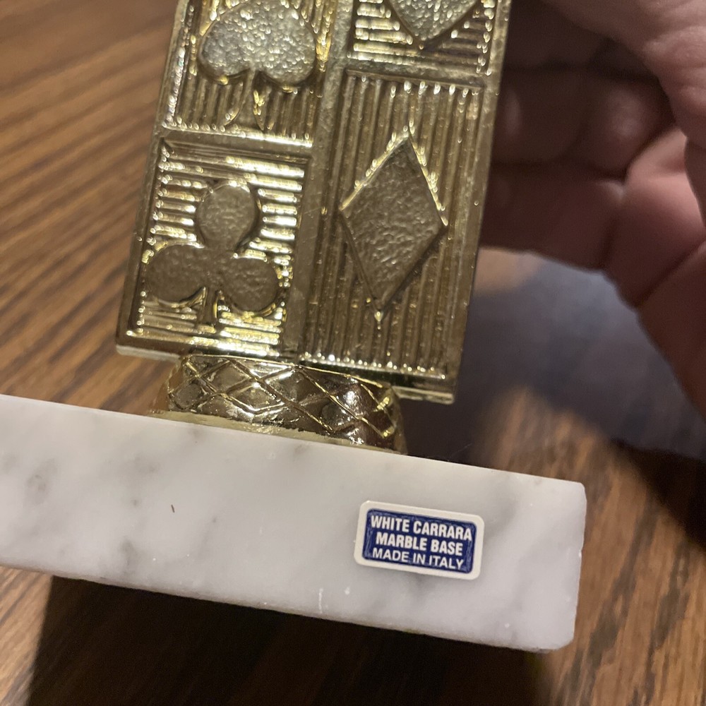 Buck Euchre Card Game Trophy