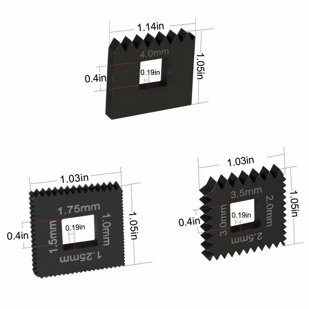 Metric Die Set for Universal Outside Thread Chaser Replace to OTC 7402, 202817