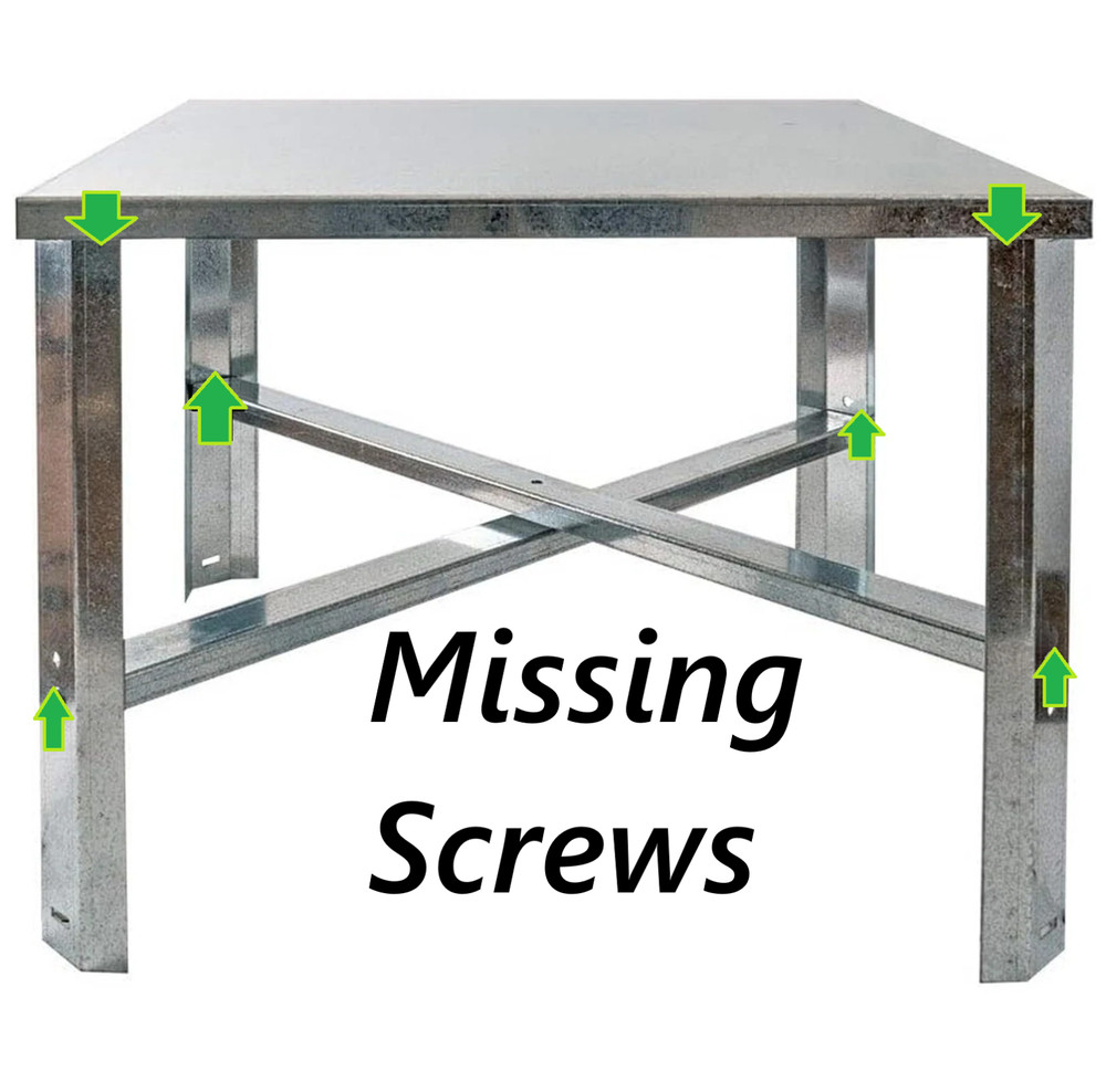 IPS Corporation 24 in. x 24 in. x 18 in. Water Heater Stand 1300 LB Limit, NOS