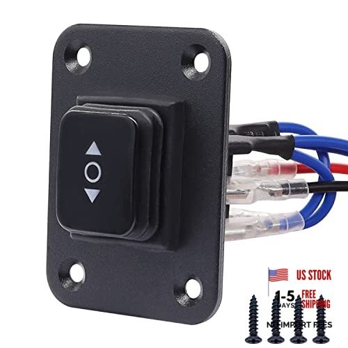 Momentary Waterproof Polarity Reverse Switch 12V DC Waterproof - With Panel