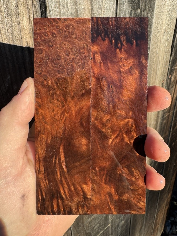 Stabilized Redwood - Knife Scales