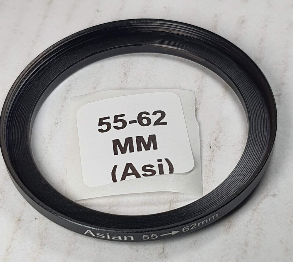 55-62mm Metal Step Up Lens Filter Converting Adapter Ring 55mm-62mm E55-E62