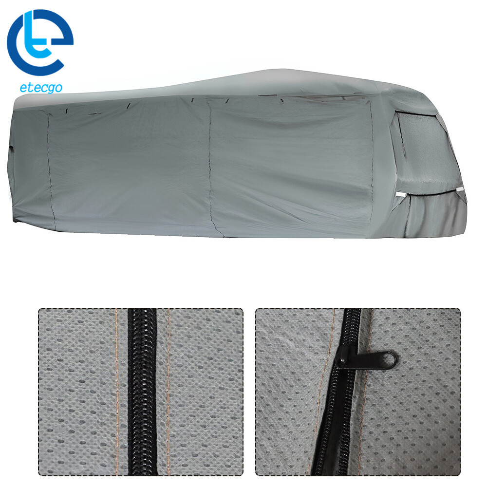 Class C RV Cover 26'-29' FT 4-Ply Motorhome Camper Storage Waterproof