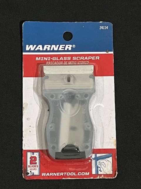 Warner Mini Glass Scraper #34114