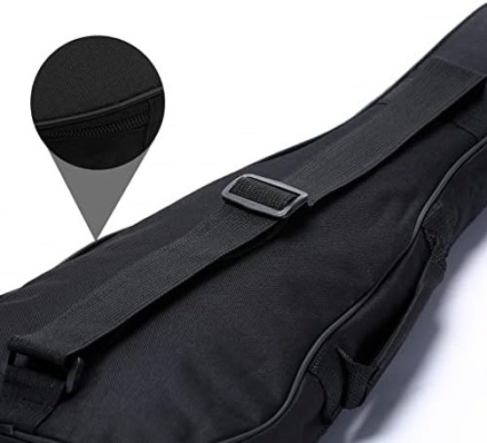 Elegant Waterproof 23in Ukulele Case with Thick Padding & Adjustable Straps