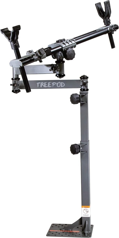 Shooting support, dual-frame design, universal, adjustable.