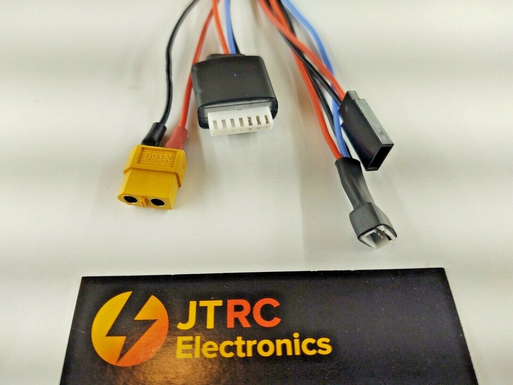 Lipo 2S XT60 Charge Lead 24” Cable JST Balance PlugTransmitter Pack