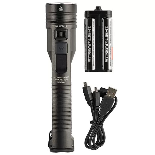 Streamlight Stinger 2020 LED Flashlight 2000 Lumens Black Red or Blue