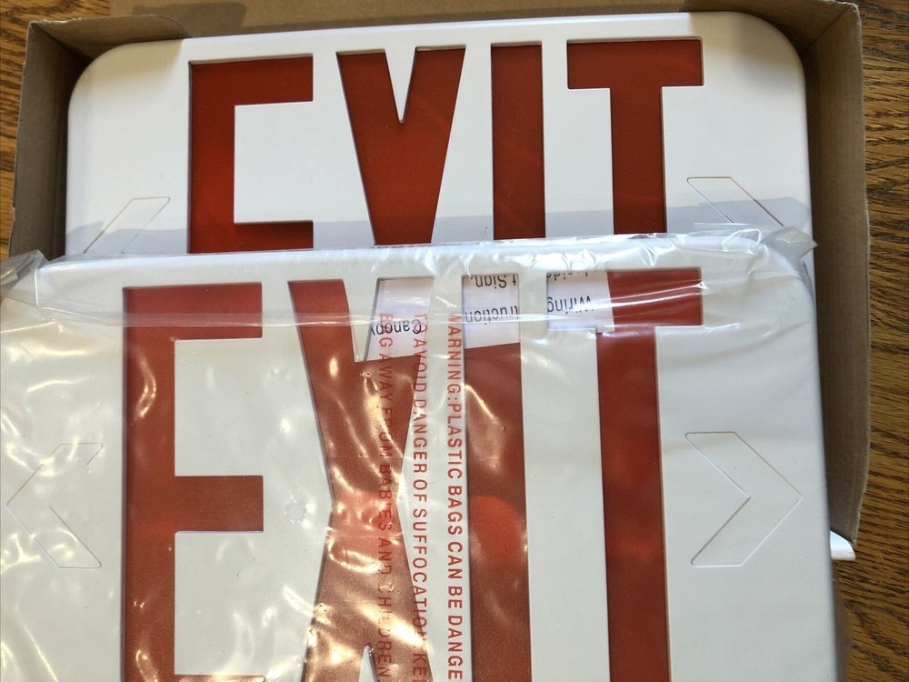 ALL-PRO APX Thermoplastic Exit Sign- ~NEW~