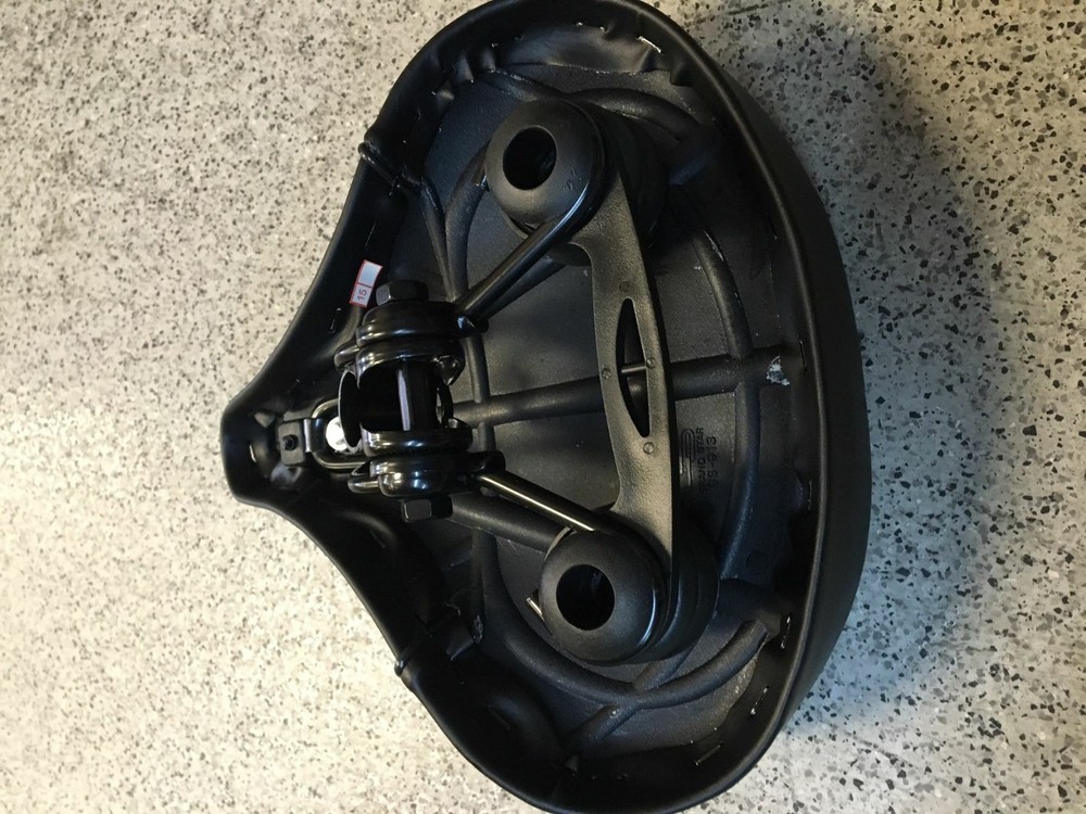 Custom Beach Cruiser Comfortable Bicycle Seat- RED STITCHING