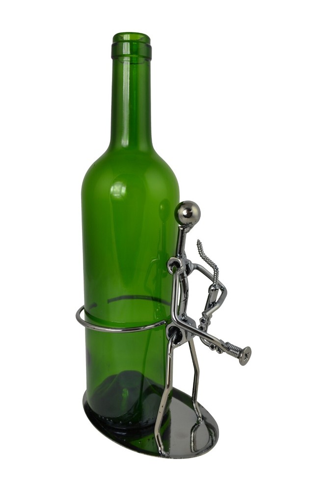 Saxophone Player Bottle Holder