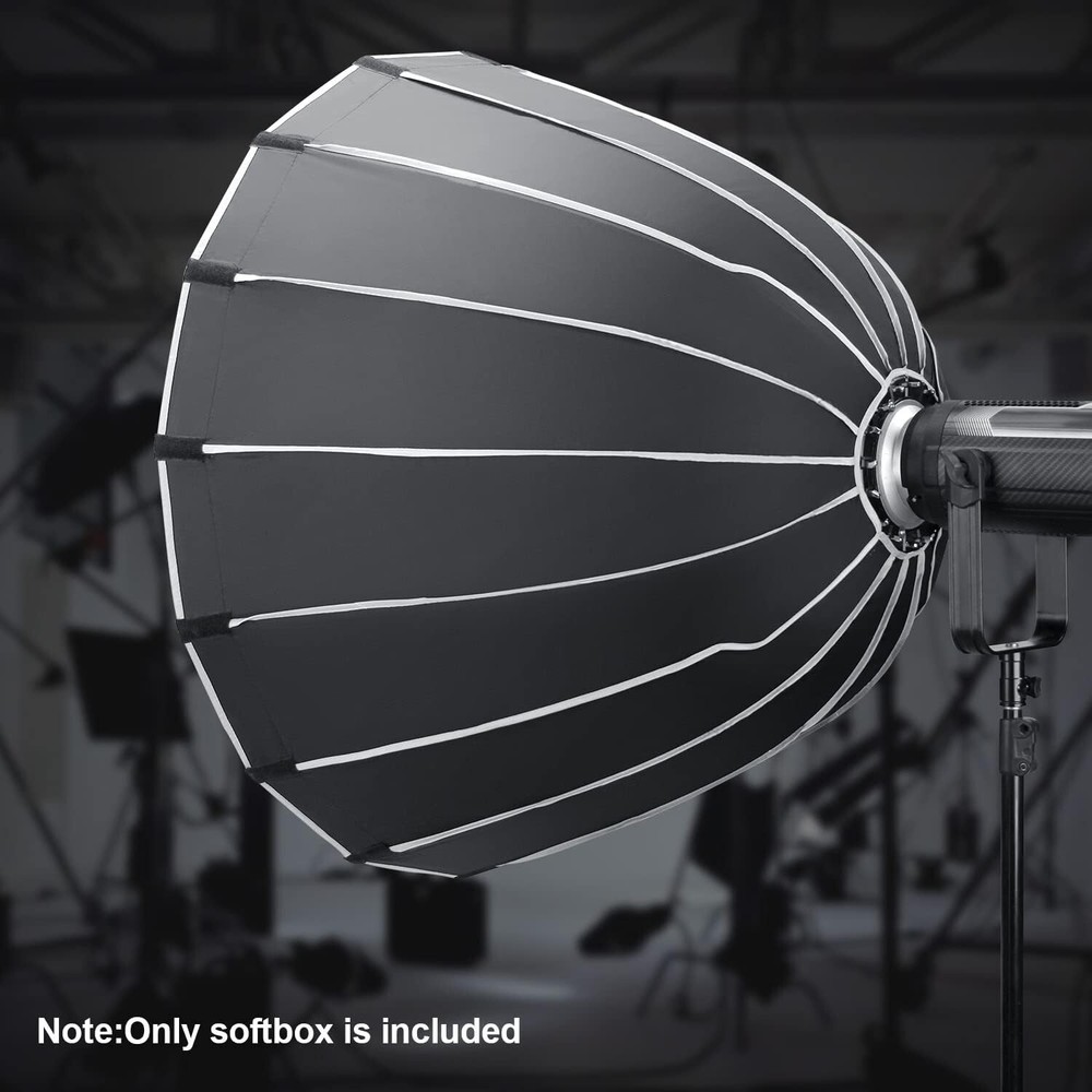 FOMITO Parabolic Softbox 47.2 inch/120cm Quick Release Deep Light Soft Box