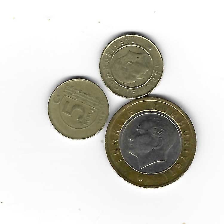 3 Coins from Turkey