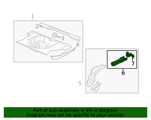 Genuine GM Rail End 22675591