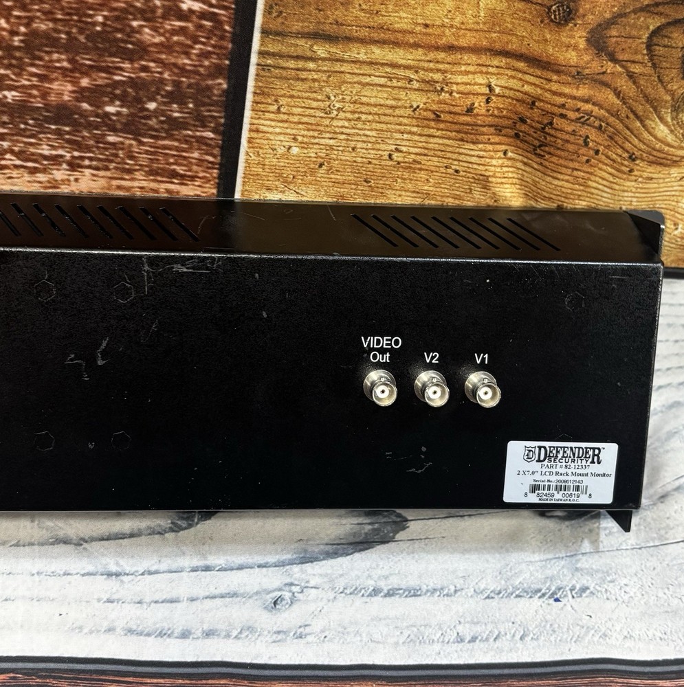 Defender Security 2 x 7" LCD Rack Mount Monitors