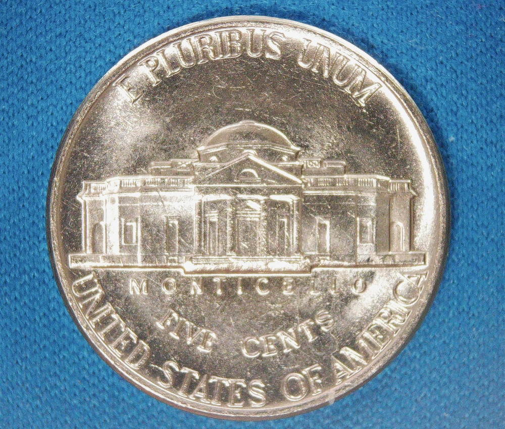 1978-P Jefferson 5c UNC UN-TONED FROM a MINT SET
