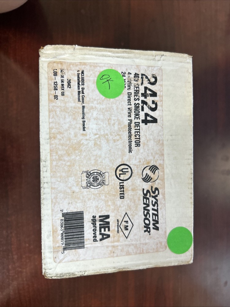 2424 SystemSensor 400 Series Smoke Detector 4-Wire